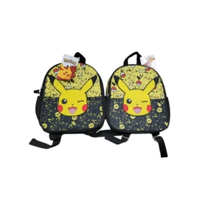 2-PACK Kids' Pokémon 12" Mini Backpack - Pikachu - Picture 1 of 1