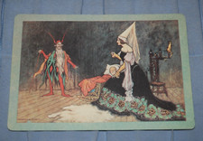 Warwick Goble ~ Rumpelstiltskin, Vintage Art Card, Brothers Grimm The Fairy Book