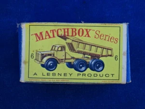 LESNEY MOKO MATCHBOX - EUCLID QUARRY TRUCK #6 - BOX BOX - Picture 1 of 8