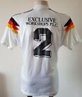Deutschland 1988-1990 Heimfußball Adidas Player Issue Vintage-Trikot Größe...