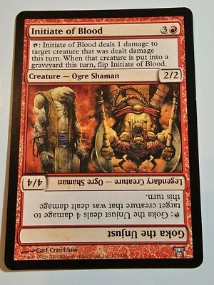 Initiate of Blood   Goka the Unjust 173/306  Magic The Gathering MTG - Image 1 of 2