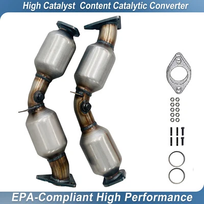 2X Convertidor catalítico para Infiniti M37 2011-2013 3,7 L/2009-2012 FX35 3,5 L Foto 1 de 4
