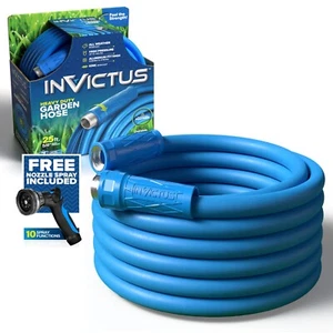 Invictus Tubo da Giardino Flessibile Leggero Resistente con Ugello - 4 Misure - Foto 1 di 14