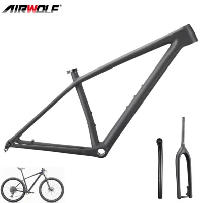 AIRWOLF T1100 Carbon Hardtail MTB Frame 29er Boost XC 148x12mm Bike 950g Bicycle - image 1 of 4