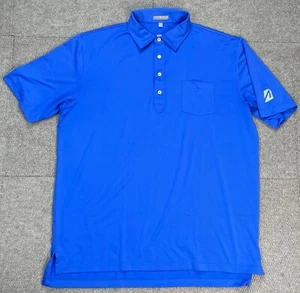 Peter Millar Summer Comfort Men Embroidered Short Sleeve Golf Polo Shirt Size XL - Picture 1 of 14