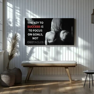 Inspirierende motivierende Zitate Leinwand Foto gerahmter Druck Wandbild Bild - Bild 1 von 12