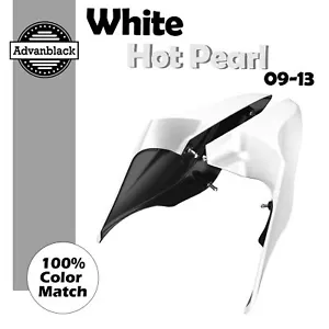 Cubierta lateral extendida White Hot Pearl para Harley Touring 2009-2013 - Imagen 1 de 6
