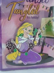 Disney Pin Rapunzel 2019 Greeting Card Tiered Collection LE 4000 Tangled Pascal - Picture 1 of 4