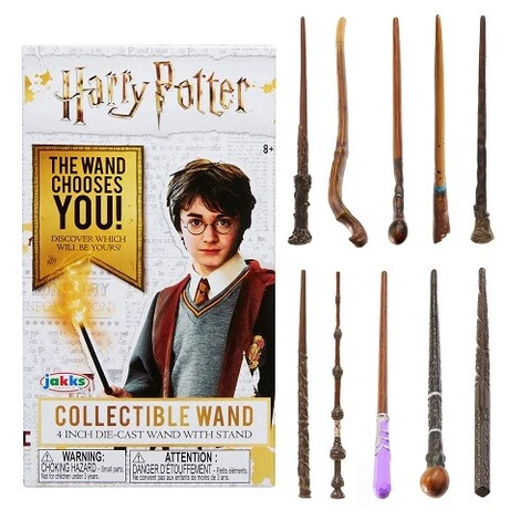 Harry Potter 4" Die Cast Wand CHOICE KRUM DUMBLEDORE LUPIN ALASTOR MOODY  & More Cover
