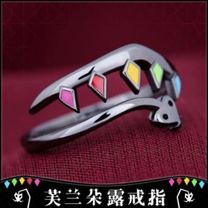Touhou Project Flandre Scarlet Anime S925 Silber Fingerring Anhänger verstellbar - Bild 1 von 5