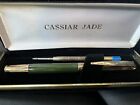 CASSIAR JADE Pen Gold Plated NIB With GERMANSTAR Tool Excellent Condition!