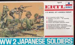 ESCI ERTL SOLDADOS JAPONESES SEGUNDA GUERRA MUNDIAL 50 1/72 FIGURAS MODELO GUERRA MUNDIAL 2 #2878 caja abierta - Imagen 1 de 1