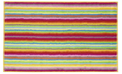 Cawö 1x Badteppich 7008 Farbe multicolor 25 Badematte Badvorleger Frottee  - Bild 1 von 4
