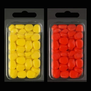 Esche esche esche pesca trota 50 pezzi plastica morbida mais con gusto pesce - Foto 1 di 10