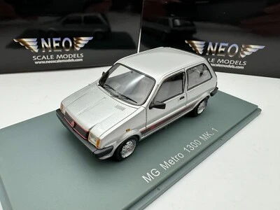 Neo 1/43 MG Metro 1300 MK1 1983 Silver #302 - Image 1 of 4