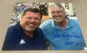 Pat Hughes & Ron Coomer Signed 8x10 Photo Chicago Cubs Autographed RARE + PROOF - Picture 1 of 4