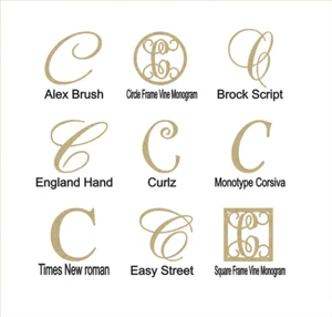 Wooden Letters – Cursive Wood Letter for Wall Décor for Wall, Nursery & Crib - Picture 1 of 4