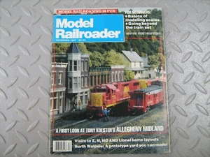 Model Railroader December 1987--Z, N, HO and Lionel Gauge home layouts, old sets - Picture 1 of 2
