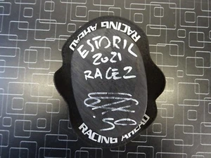 Alpinestars Eugene Laverty Knee Slider Signed 2021 Estoril - Picture 1 of 5
