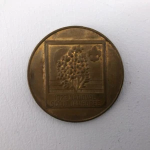 Collectible Vintage BSA 1973 Boy Scout National Jamboree Token Coin - Picture 1 of 6