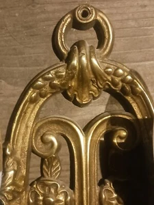 RARE 1920's Antique Solid Brass Sconces- Includes 12 FREE Brass Wall Plates! - Picture 1 of 18