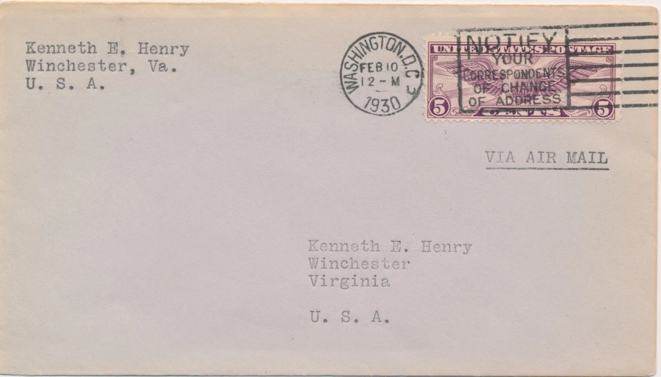 #C12 5c Winged Globe no cachet First Day cover Atwater Kent Radio enclosure - Image 1 of 3