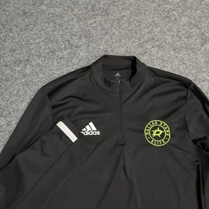 Dallas Star Elite Adidas Pullover Men’s Size Medium 1/4 Zip NHL Black - Picture 1 of 9