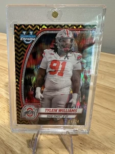 Bowman U 2024 cromo negro/oro refractor sigiloso/24 Tyleik Williams - Imagen 1 de 3