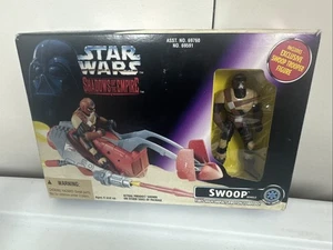 Star Wars Shadows Of The Empire Swoop Vehicle W/Swoop Trooper 1996 Vintage NIB - Picture 1 of 9