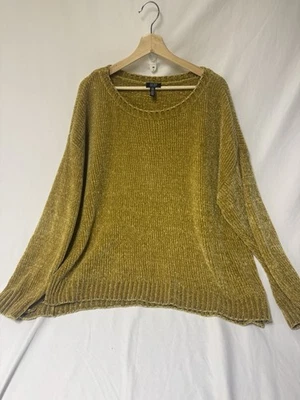 Jones New York Women's Long Sleeve Sweater Size 2XL Mustard Yellow # 148 - Image 1 of 4