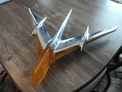 Pontiac Chieftain 1955/Star Chief capó personalizado adorno original Rat Rod OEM Foto 1 de 4