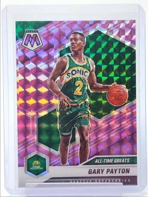 GARY PAYTON 2020-21 MOSAICO GRANDES DE TODOS LOS TIEMPOS ROSA PRIZM SUPERSONICS/49 Q4841 Foto 1 de 2