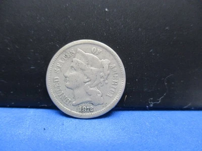 1872 Three 3 Cent Nickel 3CN- Fine - Image 1 of 2