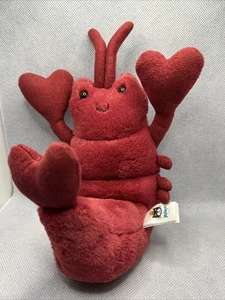 Peluche peluche Jellycat Red Love Me aragosta giocattolo morbido piccolo - Foto 1 di 4