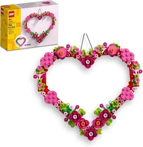 LEGO Corazón Ornamento Construcción Juguete Set - Divertida Idea Artes y Manualidades Multicolor - Imagen 1 de 7