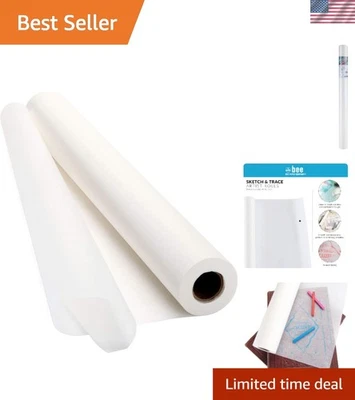 Papel de abeja 24" x 50 yardas rollo de boceto y trazo - blanco translúcido Foto 1 de 4