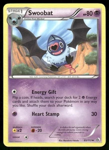 Pokemon Tcg Swoobat #65 Pokemon Legendary Treasures LP - Picture 1 of 2