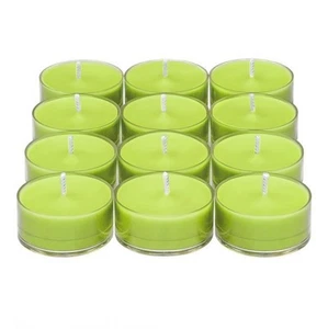 PartyLite Candles SUGARED PEARS Scented Tealight Candles 1 Box 12 Pcs New - Picture 1 of 1