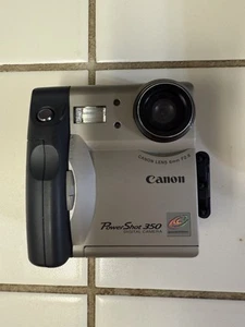 Canon Powershot 350 Compact Digital Camera 0.3 MP (1997) - Tested Working - Picture 1 of 6