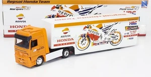 MODELLINO CAMION STATICO MERCEDES ACTROS 1857 TEAM HONDA RC213V MOTOGP 2017 1/43 - Foto 1 di 5