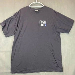 Camiseta Lenny & Joes Fish Tale Comfort Colores Para Hombre Talla XL Negra Connecticut - Imagen 1 de 7