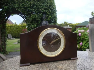 BENTIMA Mantle Clock Westminster Chime Working - Picture 1 of 9