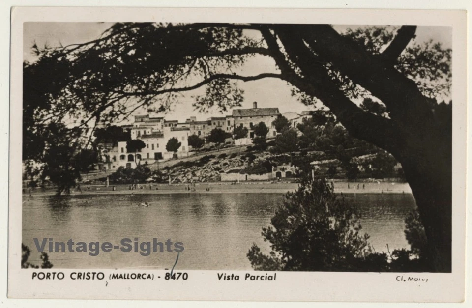 Porto Cristo / Mallorca - Baleares: Vista Parcial (Vintage RPPC Morey) - Imagen 1 de 1
