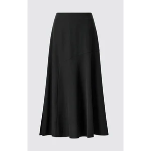 NWT Uniqlo C Mermaid Midi Skirt with Slit in Black Women's 6 - Picture 1 of 10