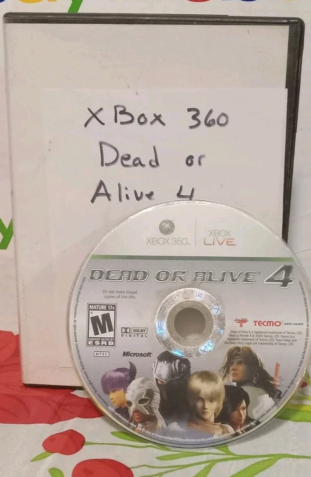 Dead or Alive 4 (Microsoft Xbox 360, 2005) Tested  - Image 1 of 3