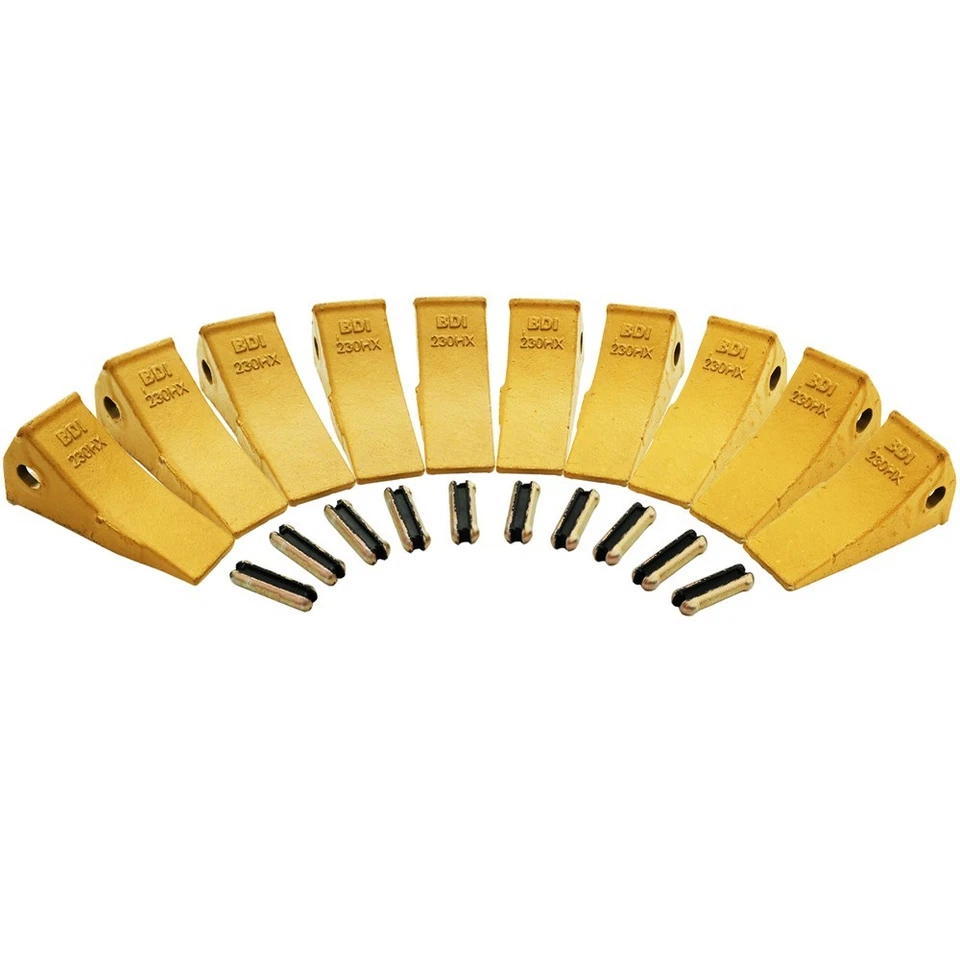 23 230 Series Bucket Teeth 23 230 Bucket Tooth + 23p Flexpin for Excavator -10PK - Image 1 of 4