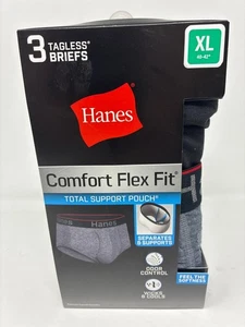 (XL) Hanes Comfort Flex Fit Herren Slips mit Total Support Pouch 3er Pack - Bild 1 von 4