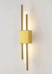 LED Wandleuchte Wandleuchte (Netzanschluss) gold - Bild 1 von 4