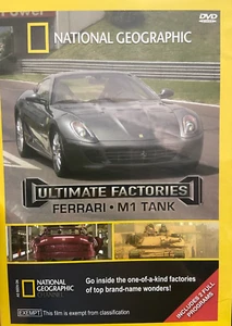 Ultimate Factories : Ferrari / M1 Tank region 4 DVD (National Geographic doco) - Picture 1 of 2