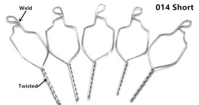 100Pcs Dental Orthodontic Wires Kobayashi Ligature Ties Brackets Weld Twist 014  - Image 1 of 4